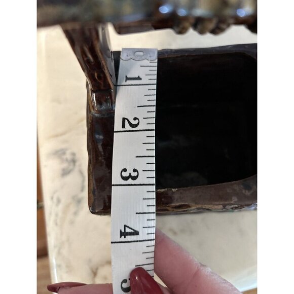 Vintage E. O. Brody A-916 Wishing Well Planter Brown Mid Century - Picture 9 of 9